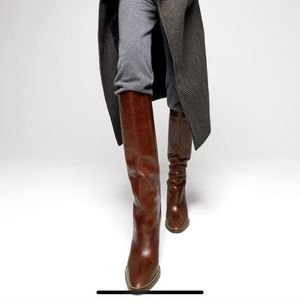 Zara tall leather boots